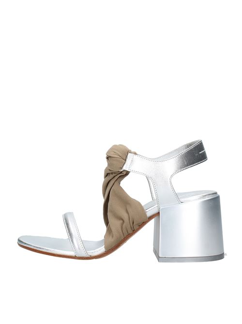 Sandali in pelle e tessuto - MAISON MARGIELA - Ginevra calzature
