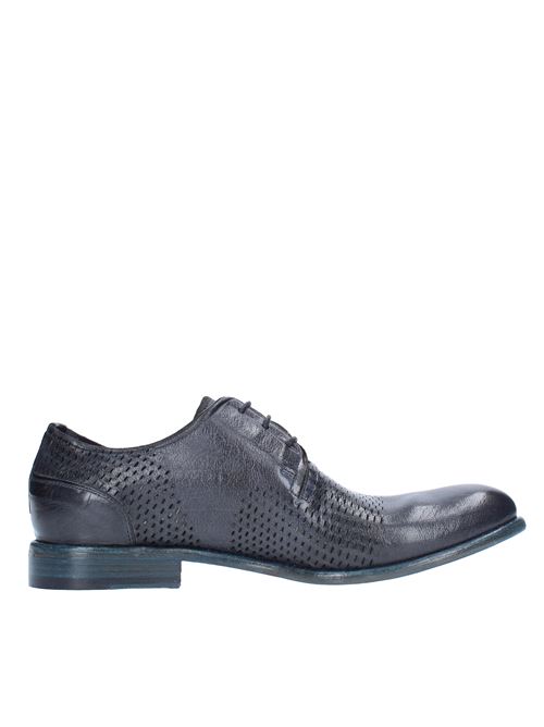 Laced shoes with perforated leather details HUNDRED 100 | M098-03BLU