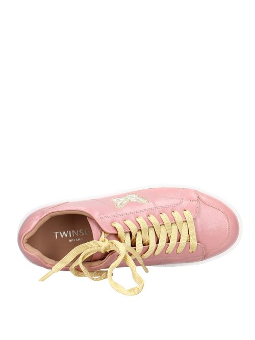 Sneakers in pelle TWINSET | VD0257ROSA ANTICO