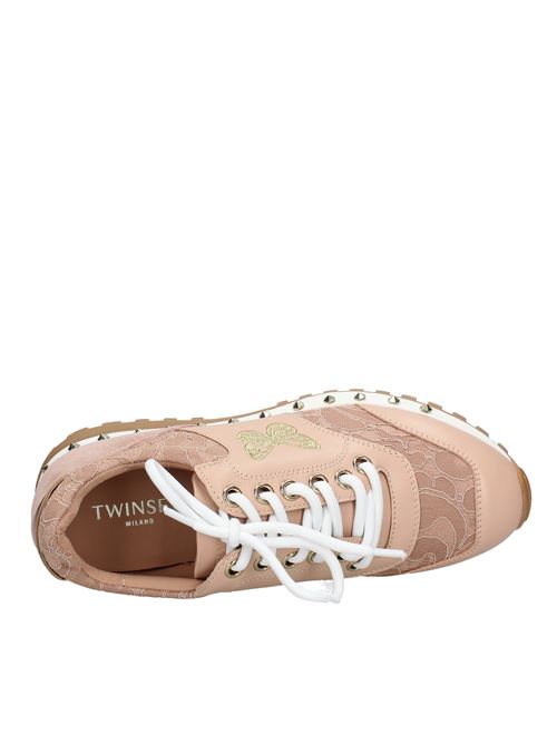 Sneakers in pelle TWINSET | VD0261ROSA ANTICO