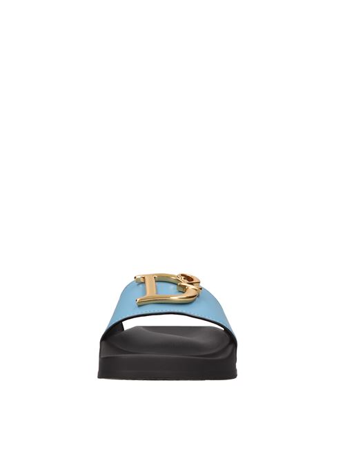 Rubber and leather mules DSQUARED2 | SLW0020 17205015 M2434BLU