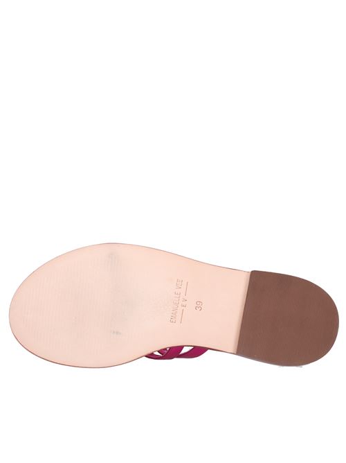 Leather sandals EMANUELLE VEE | 431M-722-13-LANFUCSIA