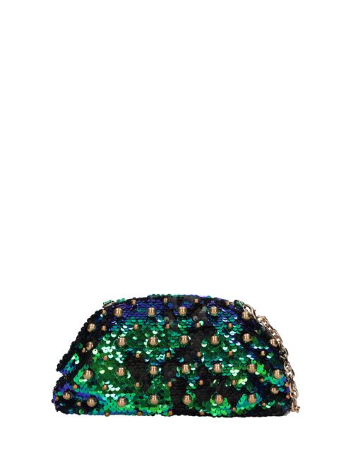 Sequined bag and metal applications LA CARRIE | NIGHT PAYETTEVERDE