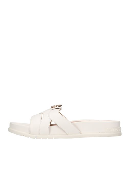 Mules in beads and eco-leather LIU JO | 4A3721 EX014BIANCO