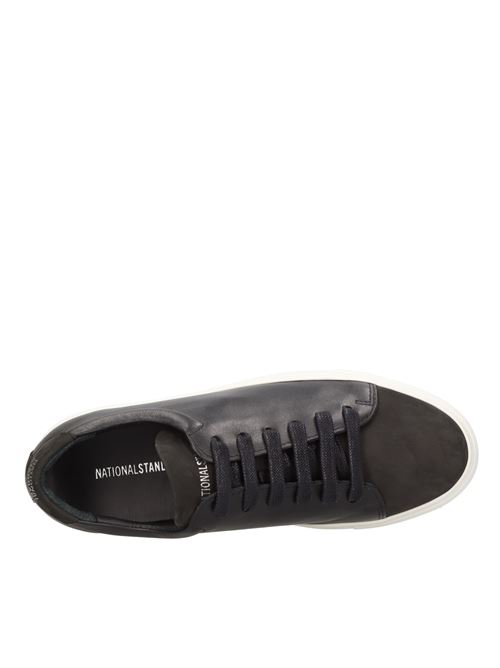Leather sneakers with suede toe NATIONAL STANDARD | M03-COV-098NERO