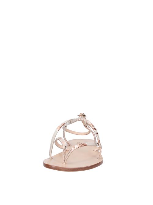 Leather thong sandals PAOLO FERRARA | 2013/BRSALMONE