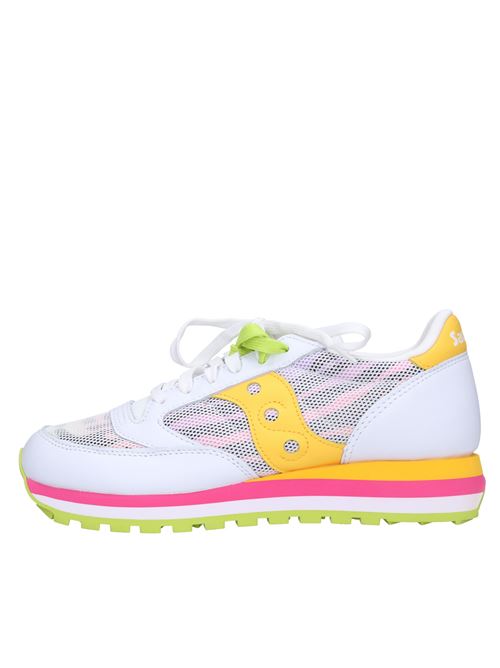 Leather and fabric trainers SAUCONY | S60640BIANCO GIALLO