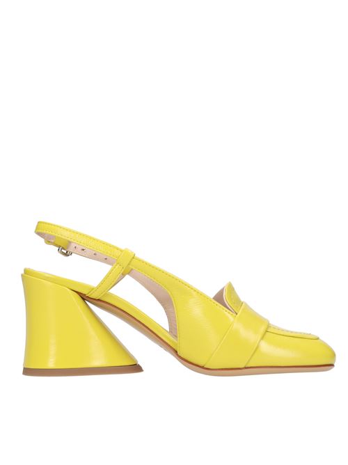 Slingback pump in leather STRATEGIA | A5345CITRON