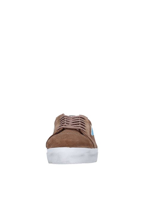 Suede and leather sneakers SANYAKO | THUP013MARRONE