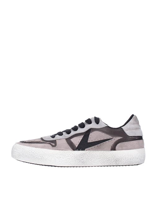 Sneakers in pelle e camoscio ARCHIVIO,22 | DEVD421GRIGIO