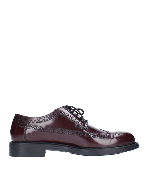 Lace-up shoes model 206-19 in leather BELFIORE | 206-19BORDEAUX