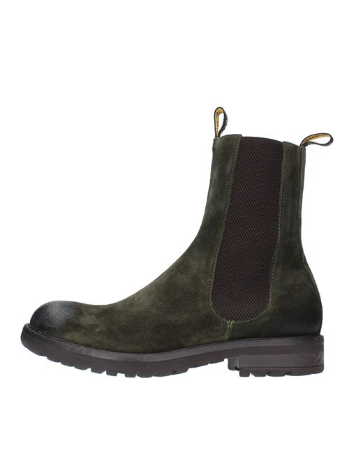 Beatles ankle boots model 3830/270 in suede and fabric JP/DAVID | 3830/270VERDE