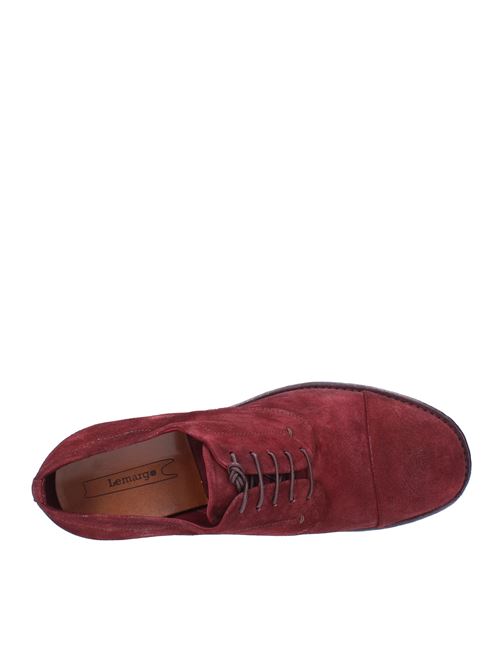 Laced shoes model AN06A in suede LEMARGO | AN06AMOSTO