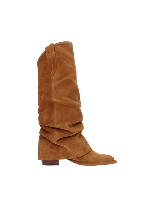 Boots model 22ISP37603 in suede N°21 | 22ISP37306MARRONE