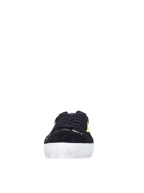 Trainers model THUP001 in suede and fabric SANYAKO | THUP001NERO-GIALLO