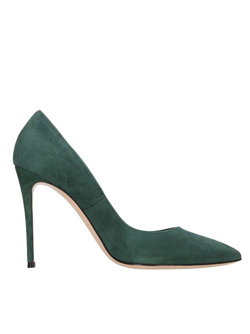 Décolleté in camoscio CASADEI | 1F121D1001CAMOS6808MALACHITE