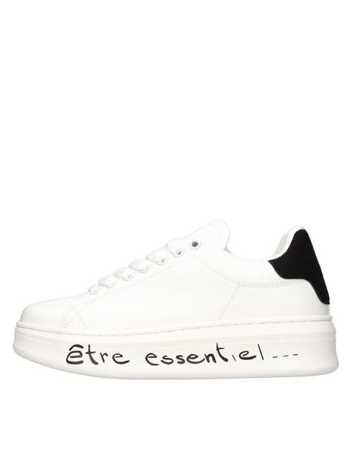 Sneakers in ecopelle GAELLE | GBCDP3085BIANCO-NERO