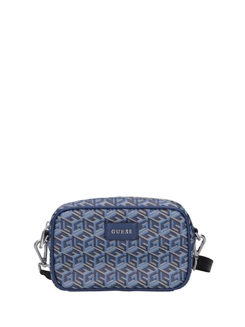 Beauty case in ecopelle GUESS | PMERLOP3145BLU