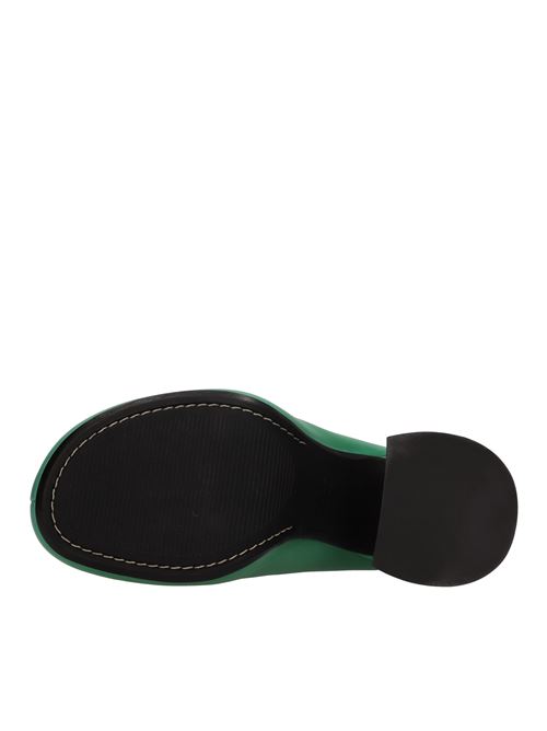 Sabot in pelle MARNI | SBMS007110VERDE