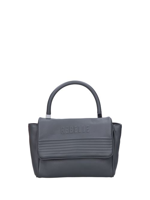 Borsa in pelle REBELLE | MINEKOGRIGIO-ANTRACITE