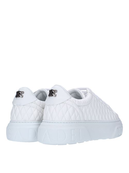 Sneakers OFF-ROAD DOME in pelle ed ecopelle CASADEI | 2X987W0201C22629999BIANCO