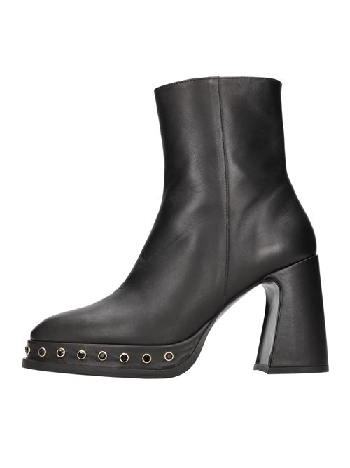 BASILIA ankle boots in leather CASTANER | 025486NERO