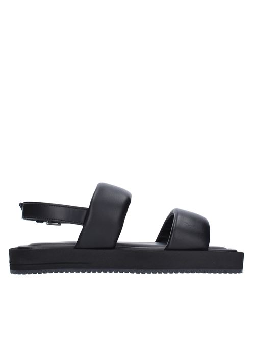 Nappa leather flat sandals COPENHAGEN | CPH767NERO