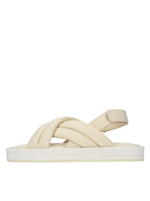 Nappa leather flat sandals COPENHAGEN | CPH770BUTTER