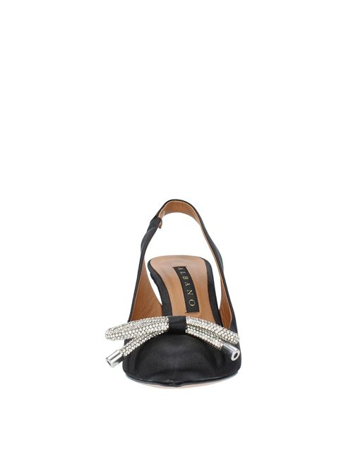 Décolleté Slingback in raso ALBANO | A3156NERO