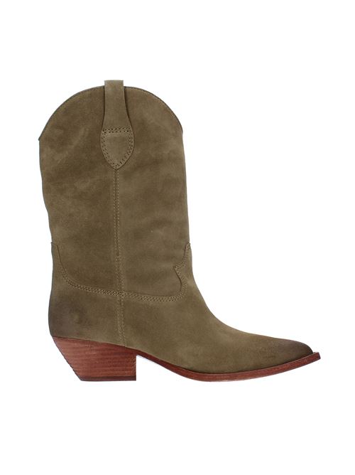 DALTON suede Texan ankle boots ASH | DALTON VELOURSDUNE