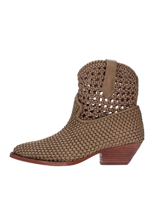 DJANGO Texan ankle boots in fabric ASH | DJANGOSESAME