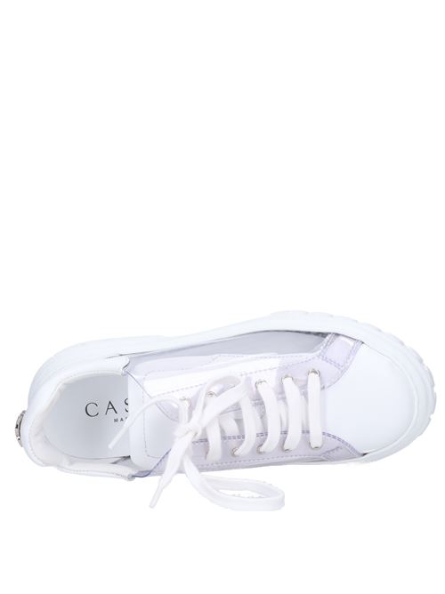 Sneakers in pelle e plex CASADEI | 2X967V0201BIANCO