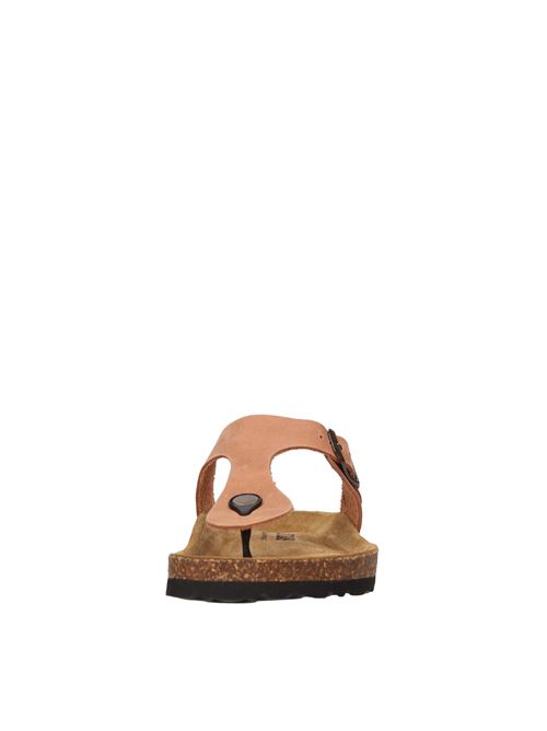 Leather flip-flop mules CUBANAS | COMP120MARRONE