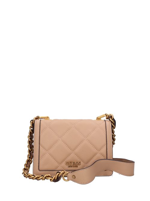 Faux leather shoulder strap GUESS | HWQB8558210BEIGE