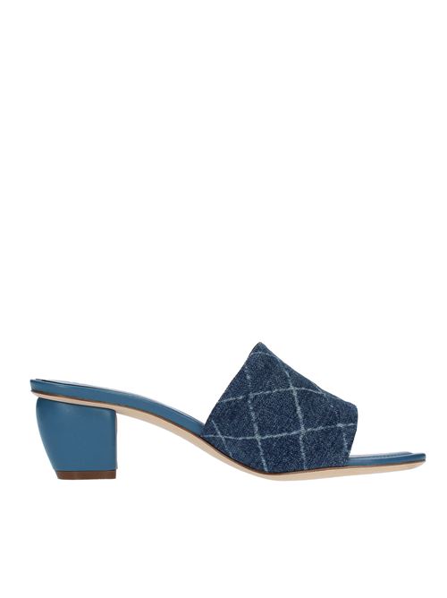 Fabric and leather mules RODO | S0165JEANS