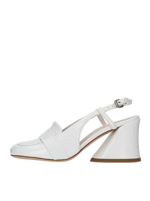 Décolleté Slingback in pelle STRATEGIA | A5345BIANCO