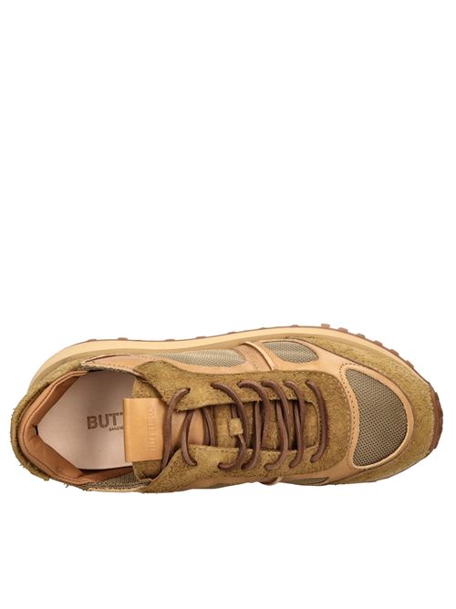 Sneakers in camoscio e tessuto BUTTERO | B10522VARA-UGMARRONE