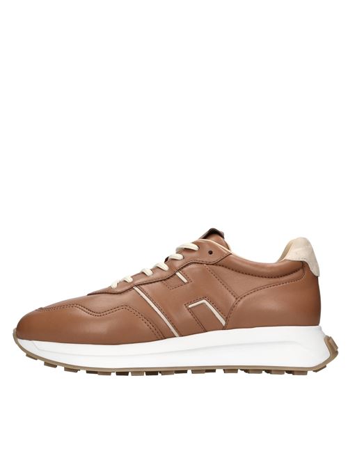 Sneakers in pelle HOGAN | HXW6410EH41SCO0ESQMARRONE