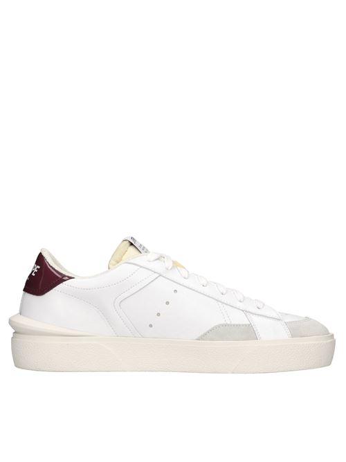 Sneakers in pelle e tessuto STRYPE | ST1001-VINBIANCO-VINO