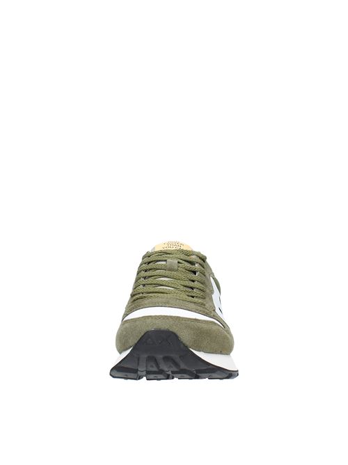 Sneakers in camoscio e tessuto SUN68 | Z34106MILITARE