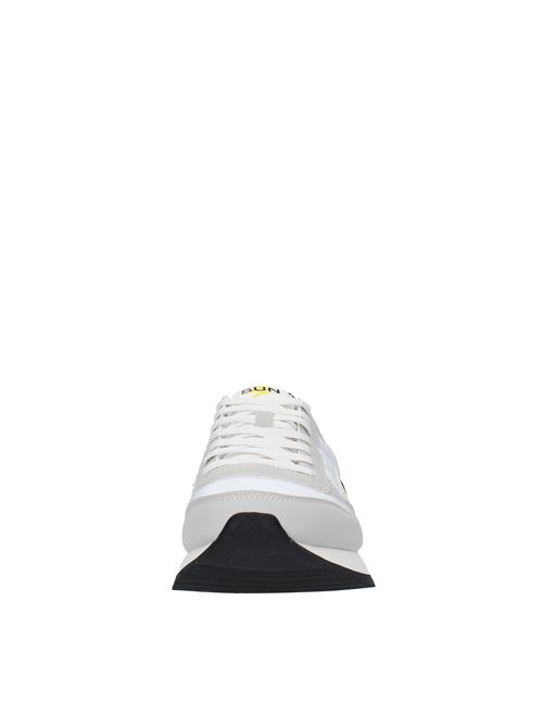 Sneakers in pelle e tessuto SUN68 | Z34120BIANCO